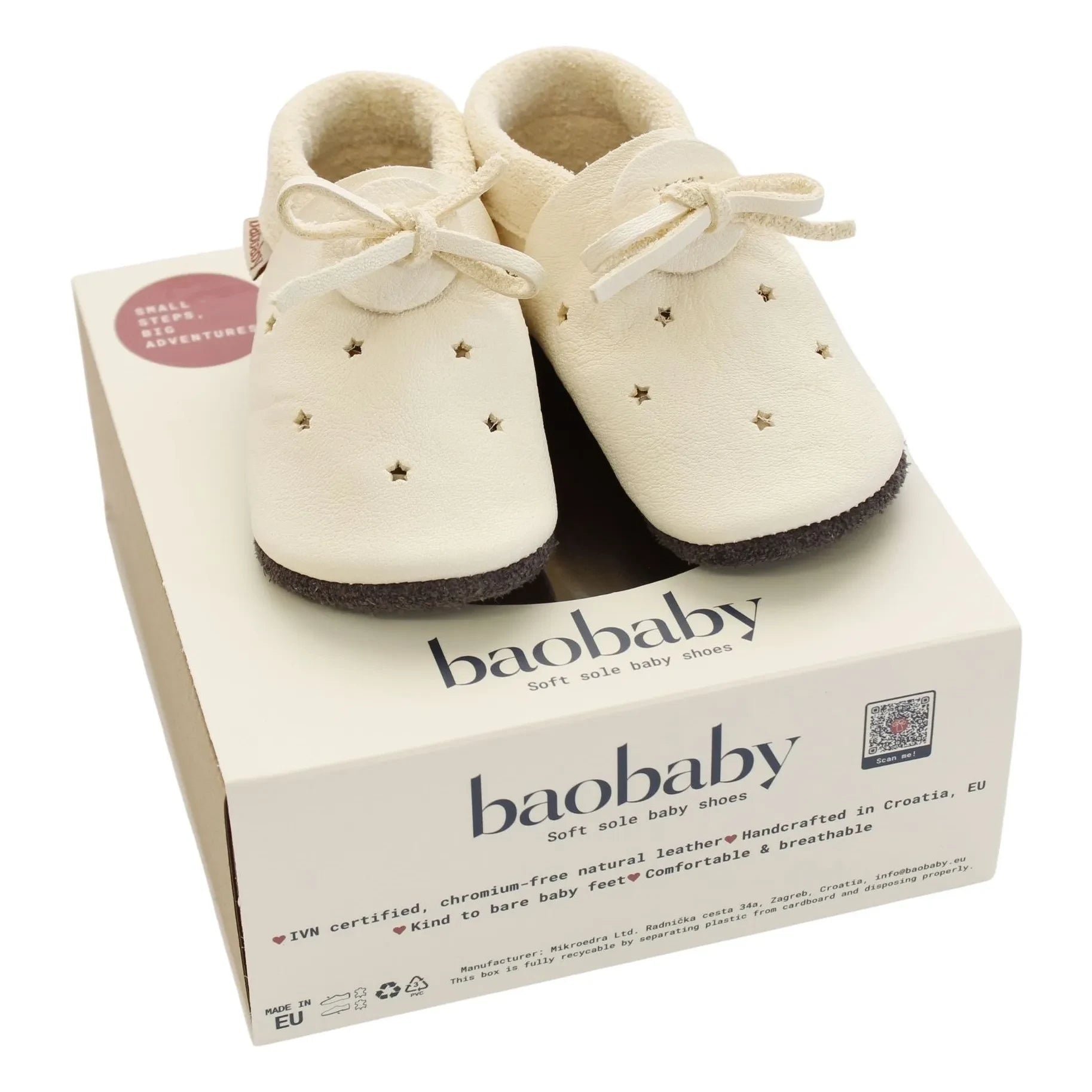 Baobaby - Star Slippers | Ecru