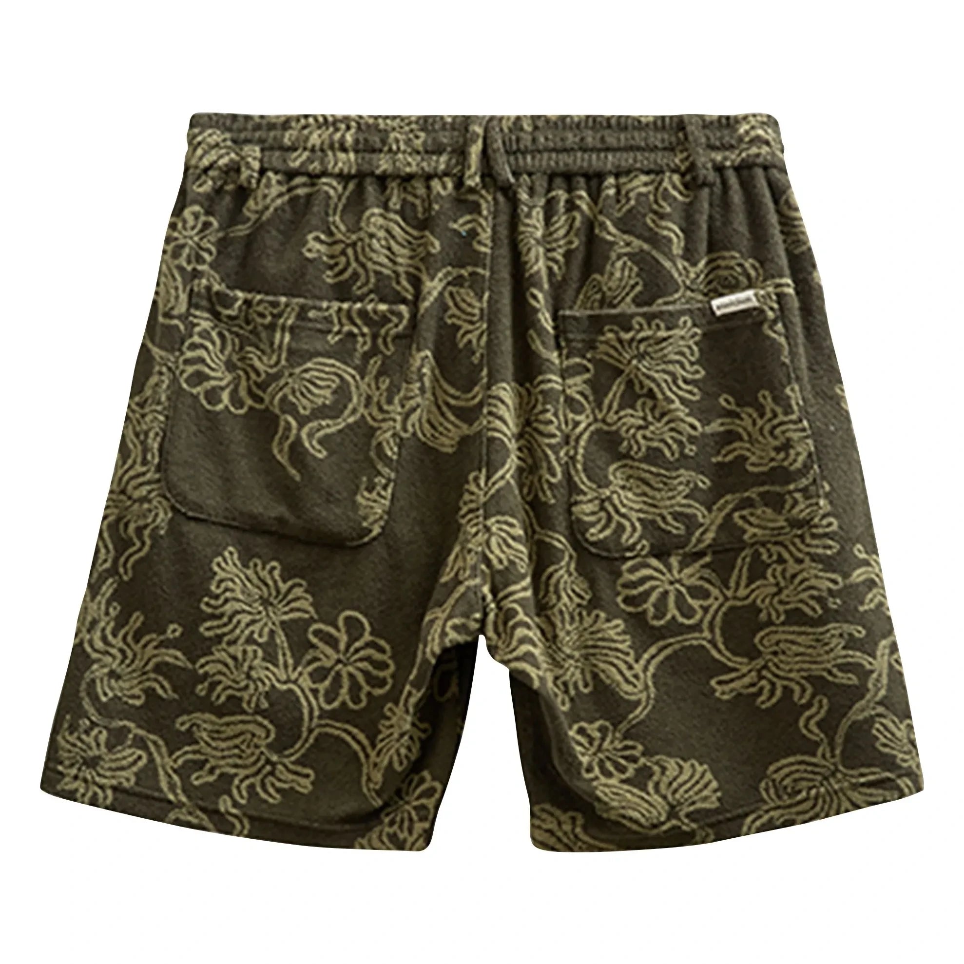 Anerkjendt - Shorts Akjan Frottee | Dunkelgrün