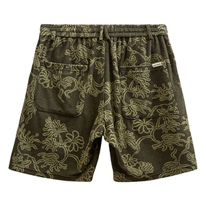 Anerkjendt - Shorts Akjan Frottee | Dunkelgrün