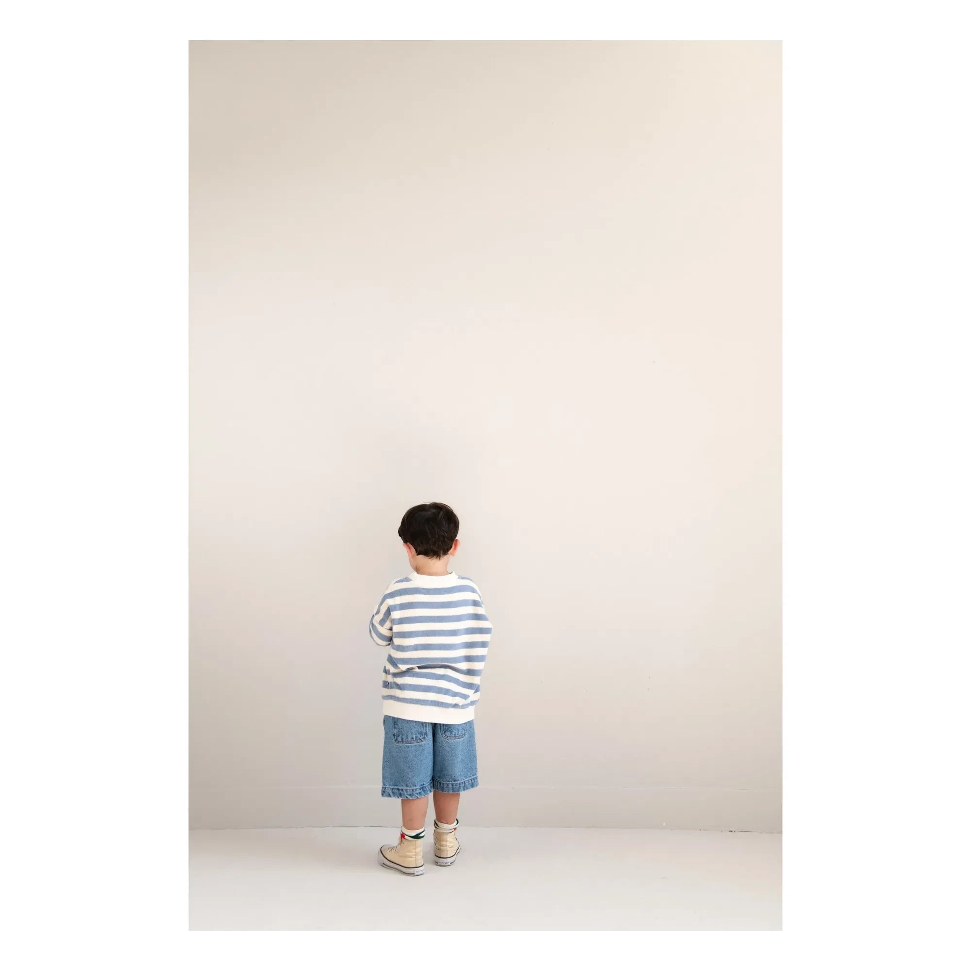 Jenest - Kay Gestreiftes Sweatshirt aus Bio-Baumwolle | Blau