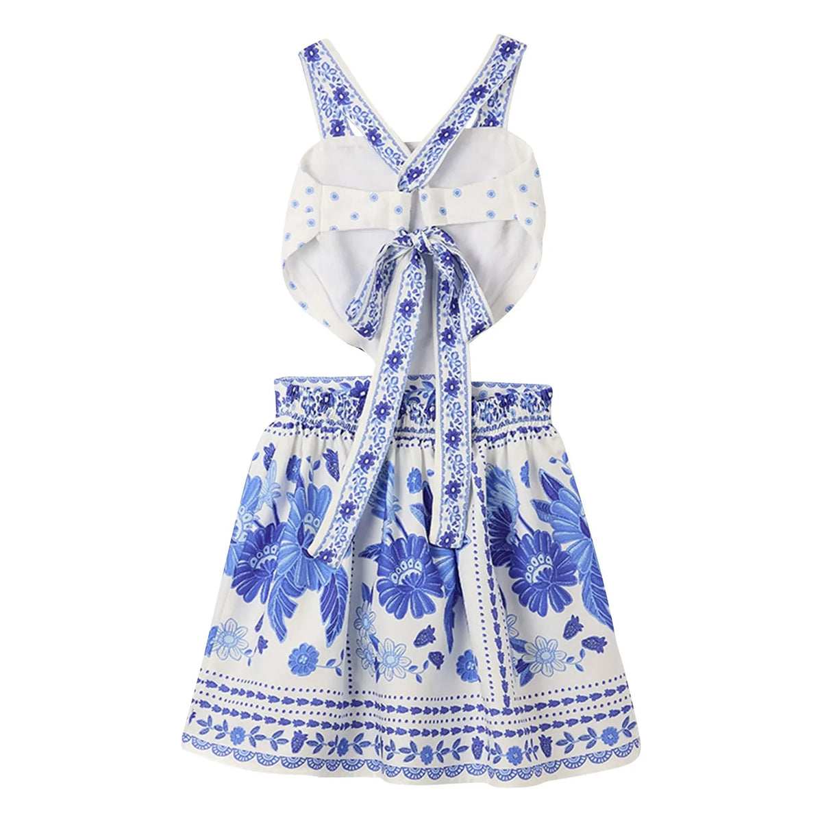 Fabula - Cut Fleurs Kleid | Blau