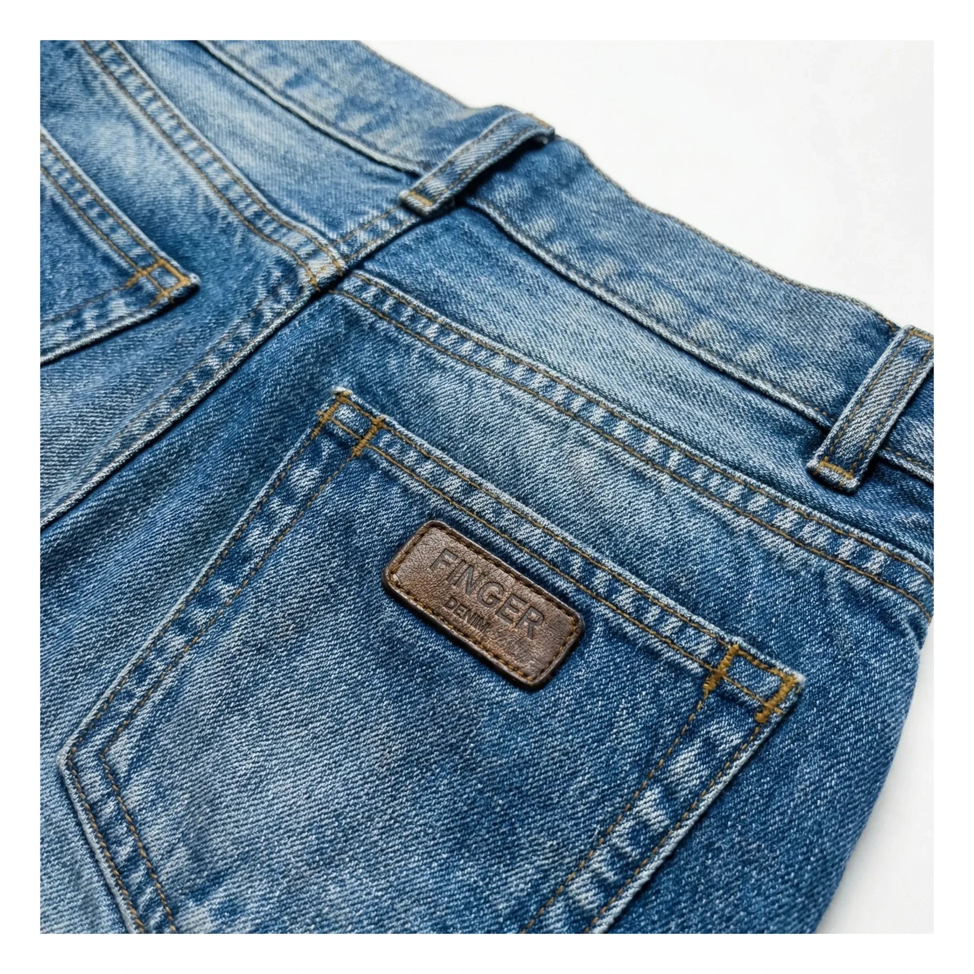 Finger in the nose - Denim Eva Shorts | Denim Blau