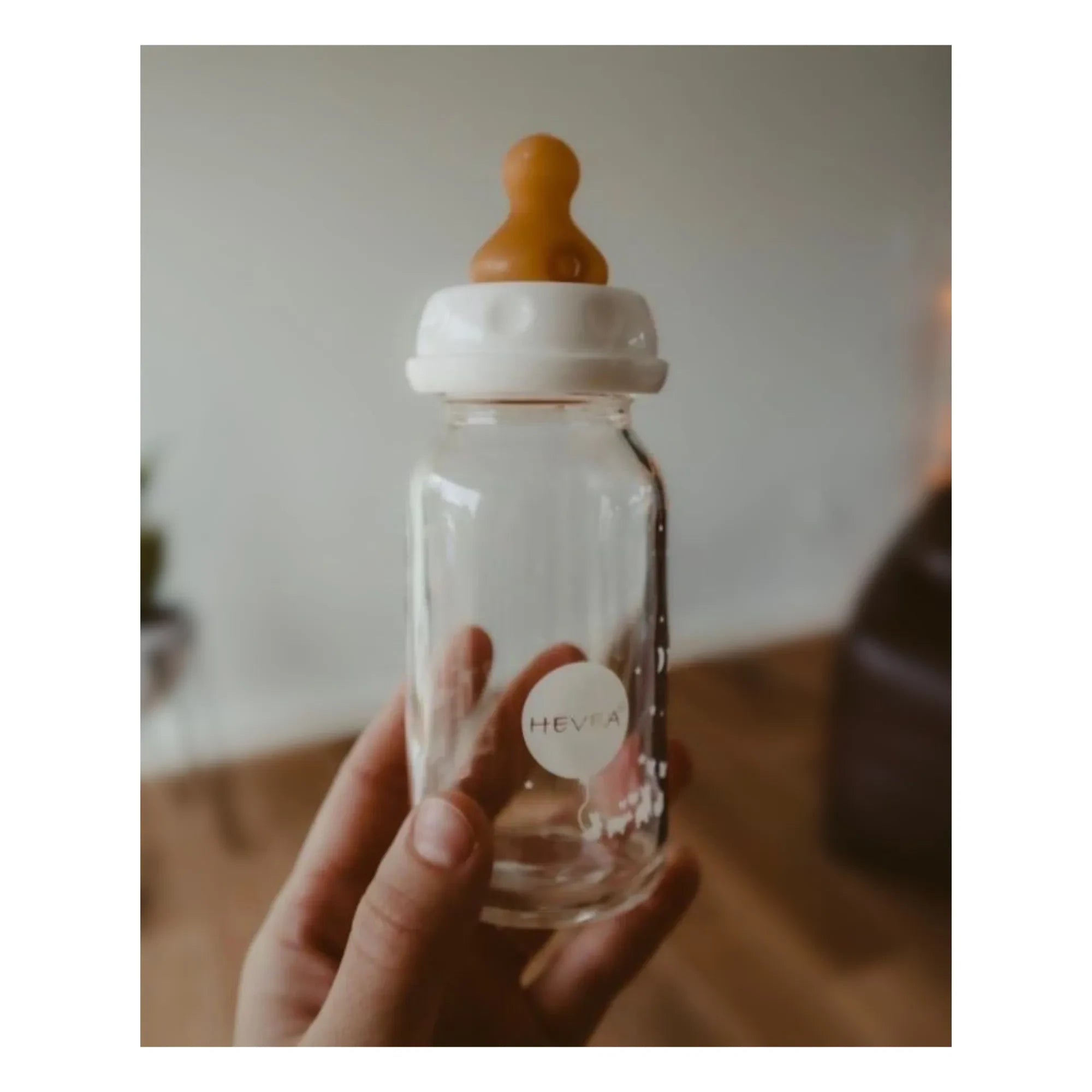 Hevea - Baby-Glasflasche 240 ml - 2er-Set