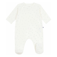 Petit Bateau – Schlafstrampler Pati aus Bio-Baumwolle | Weiß