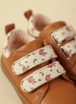 Lazare - Mahaut Çiçek Desenli Sneakerlar | Camel
