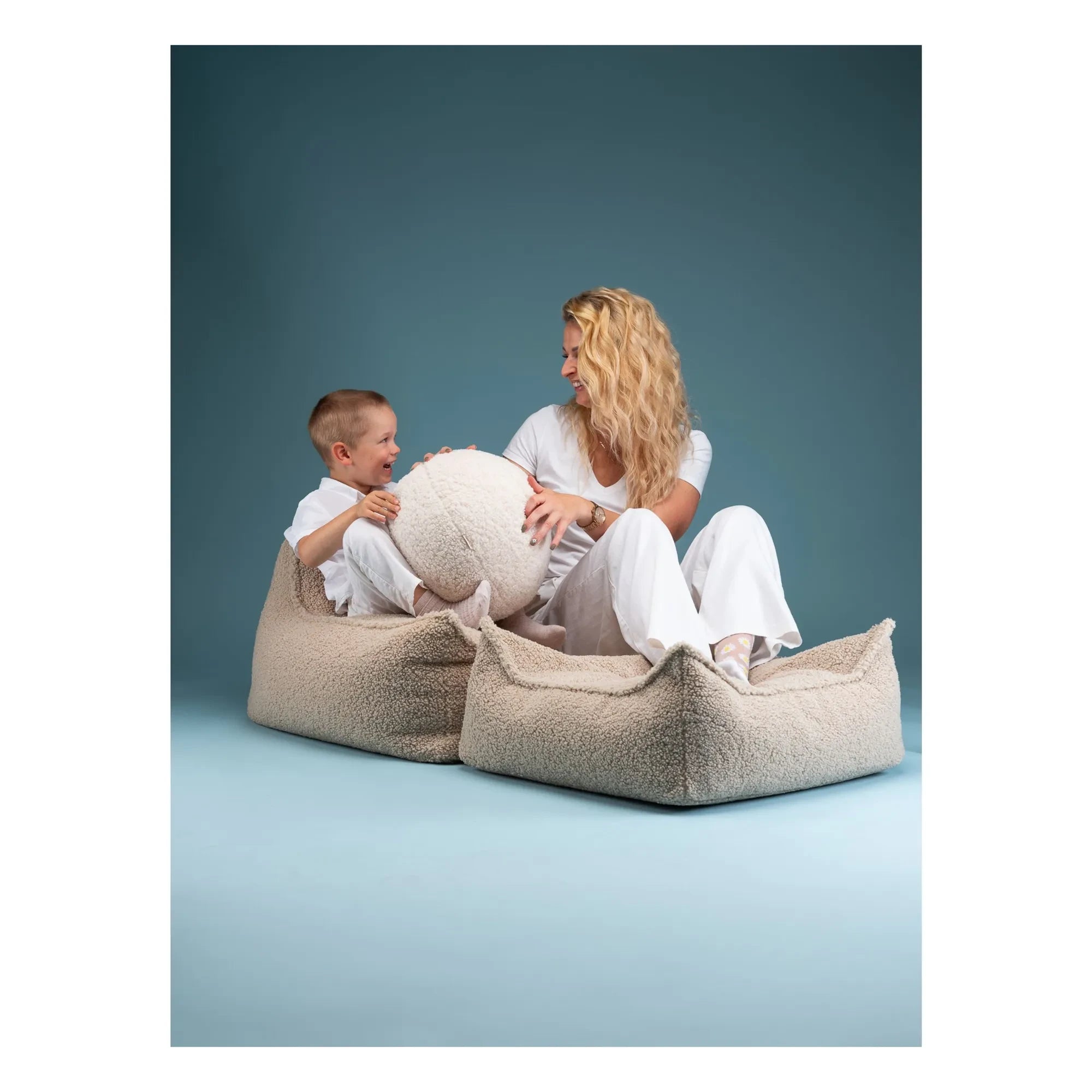 Wigiwama – Teddy-Sitzsack | Beige