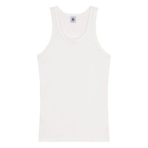 Petit Bateau – Bio-Baumwoll-Unterhemd | Weiß