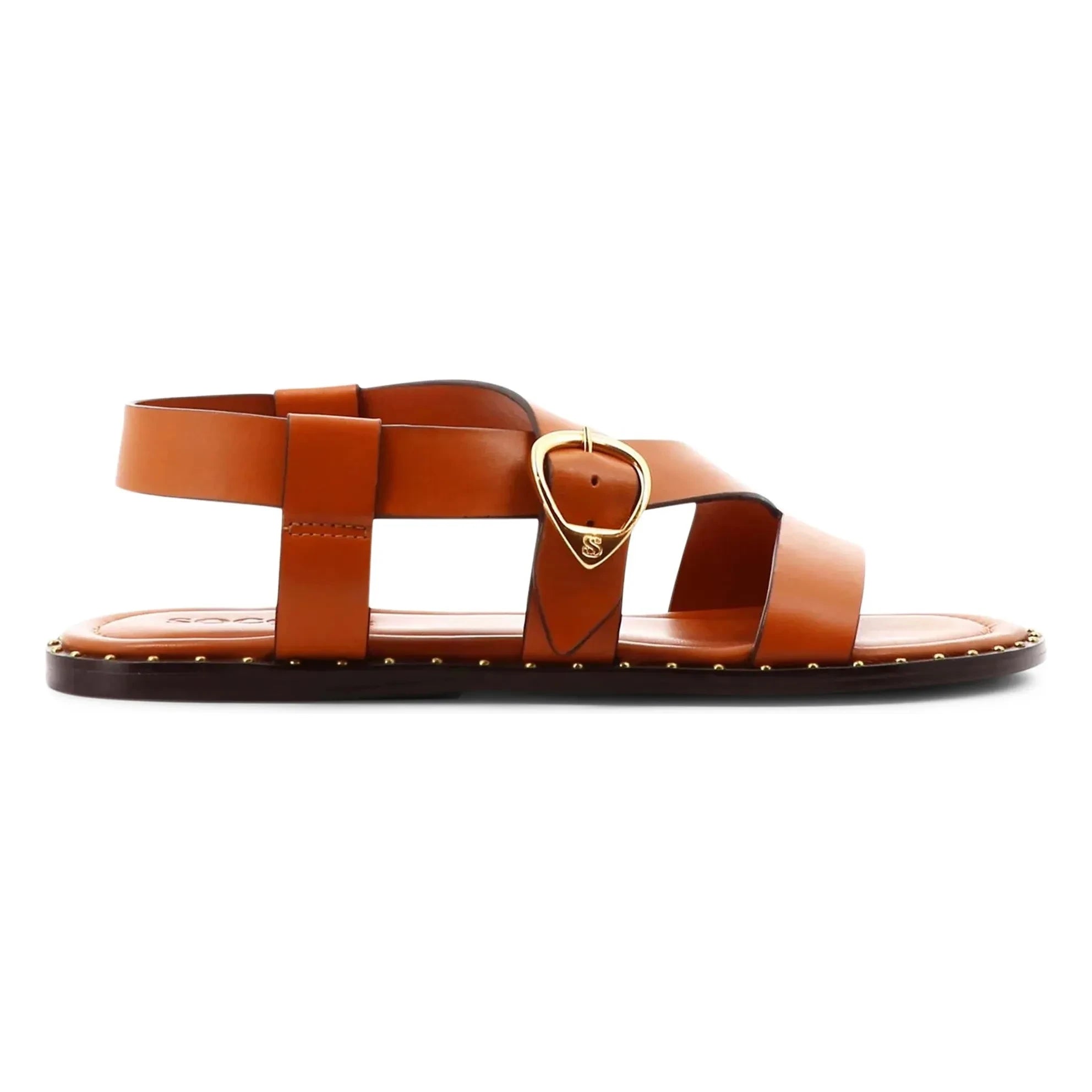 Socque Paris - Hydra Ledersandale | Camel
