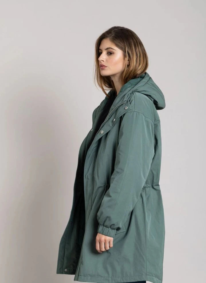 Smallable Woman - Zebra mit recycelter Faser gefütterter Parka | Teal