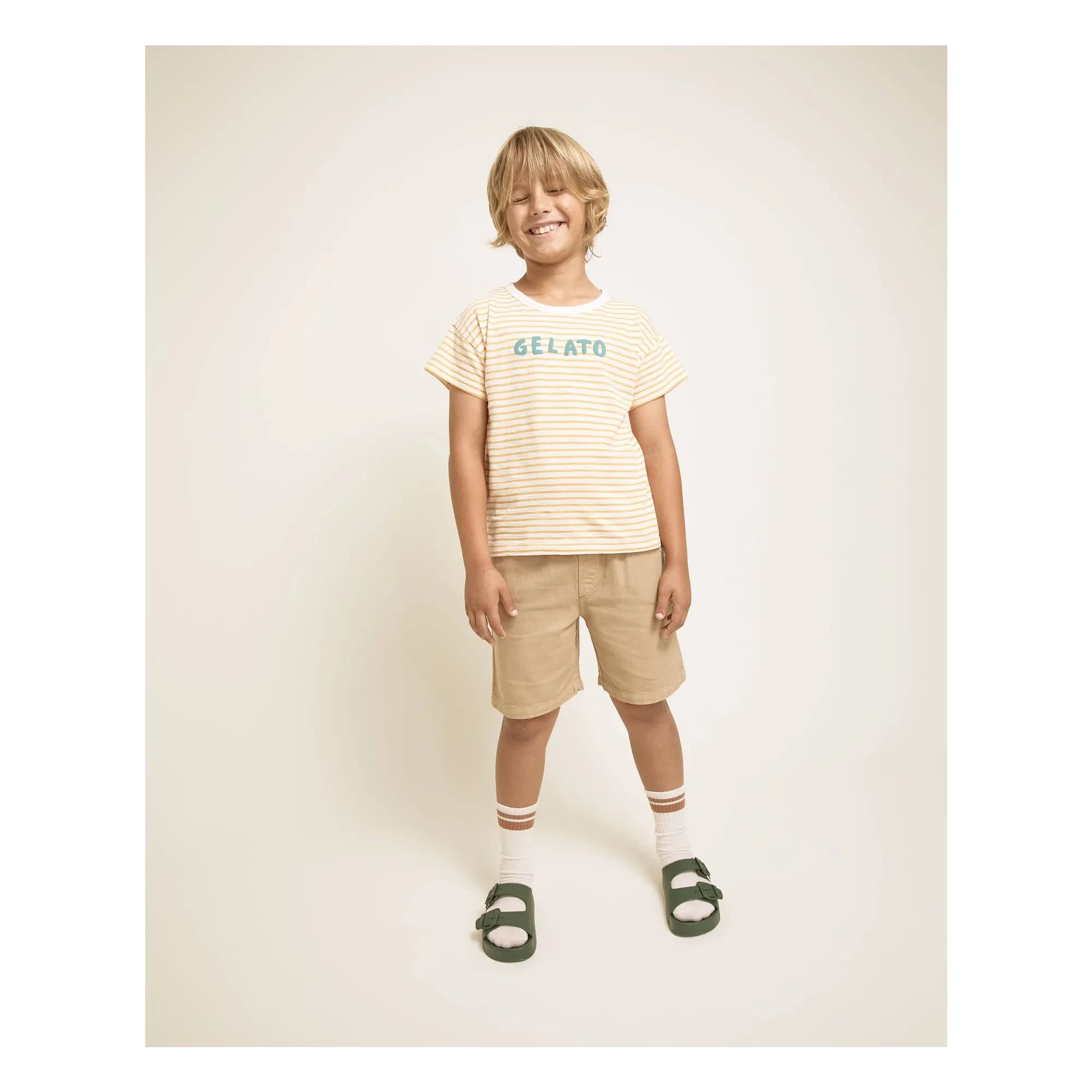 Búho – Bermudashorts Leinen | Beige