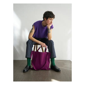Das Sahnehäubchen – City Iona Tasche, Baumwoll-Canvas | Crimson
