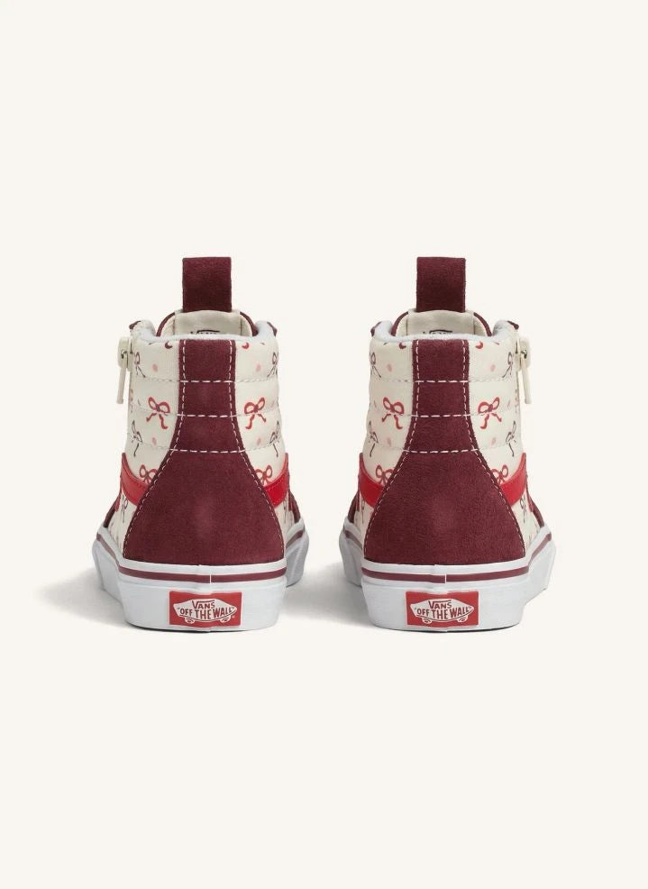 Vans - Burgundy SK8-Hi Reissue Mit Reißverschluss und Knöchelriemen Sneakers