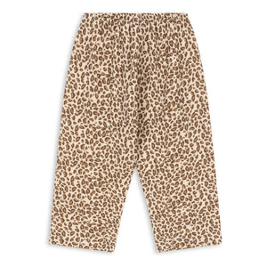 Konges Sløjd - Coco Leopard Hose aus Bio-Baumwolle | Braun