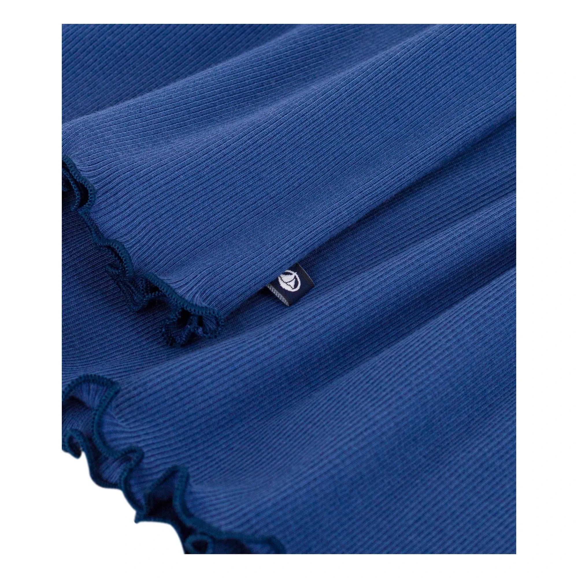 Petit Bateau – Geripptes Kleid | Dunkelblau