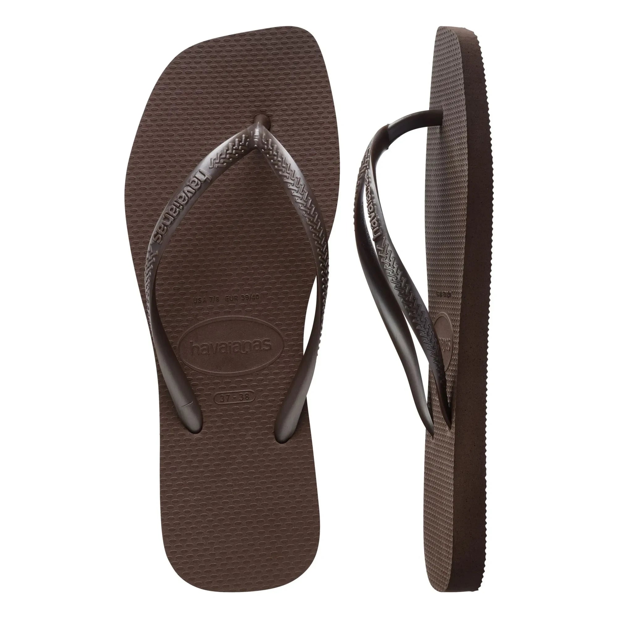 Havaianas - Slim Kare Zehentrenner | Chocolate