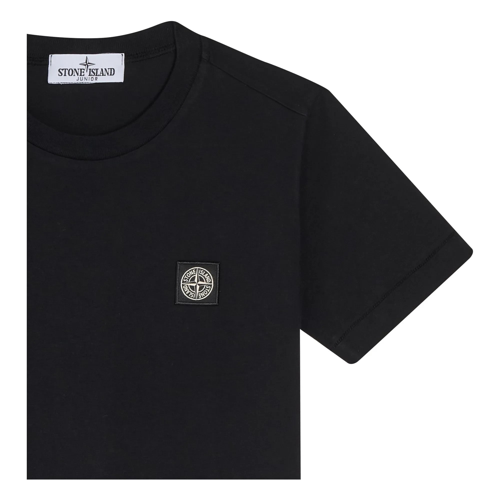Stone Island - Logo-T-Shirt | Schwarz