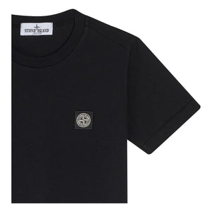 Stone Island - Logo-T-Shirt | Schwarz