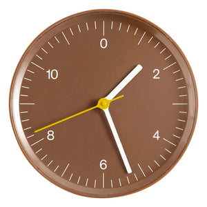 Hallo - Wanduhr, Japser Morrison | Braun