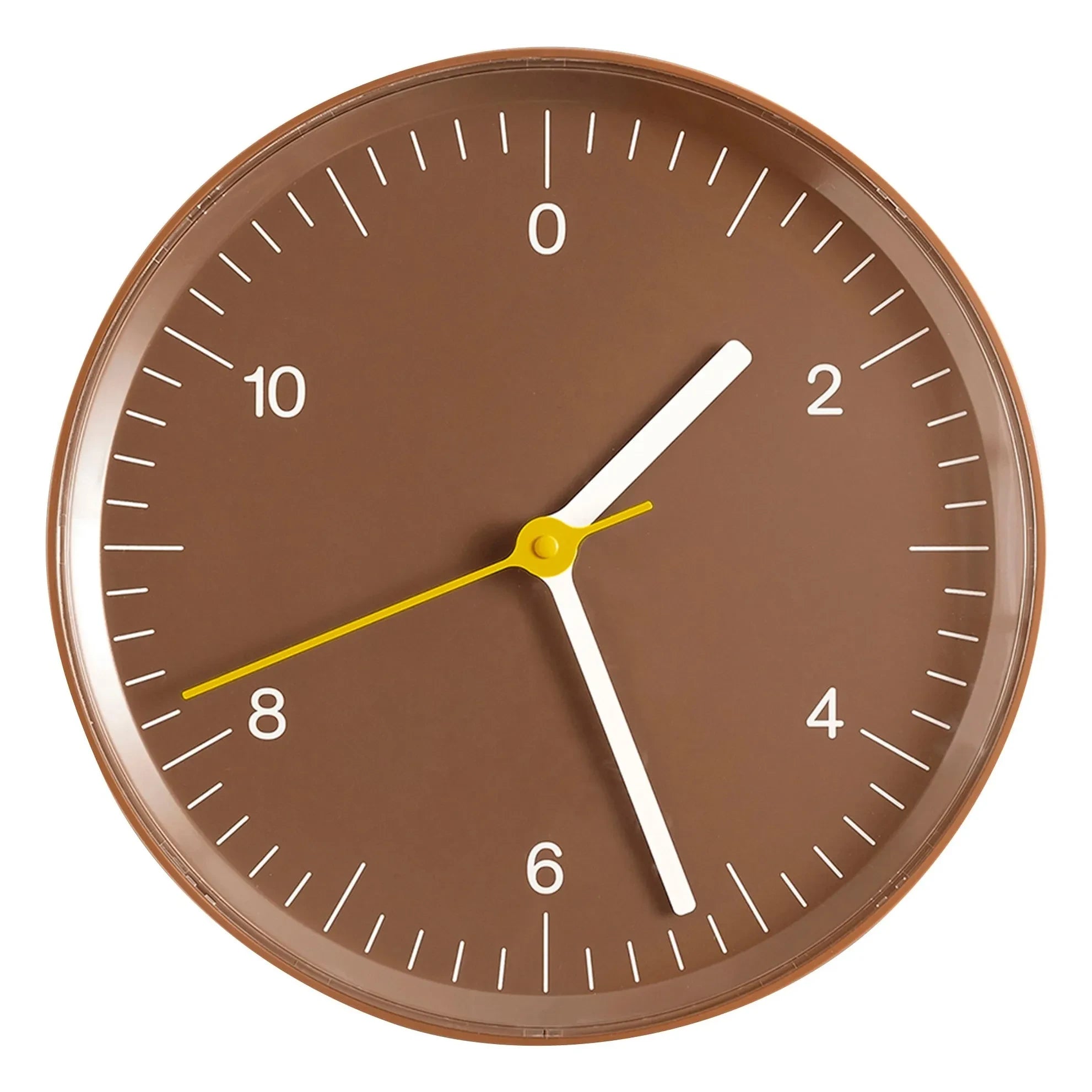 Hallo - Wanduhr, Japser Morrison | Braun