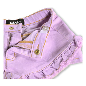 Molo - Agnetha Jeans-Rüschenshorts | Lila