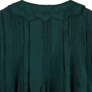 Emile et Ida - Elisabeth Vintage Bluz | Orman Yeşili