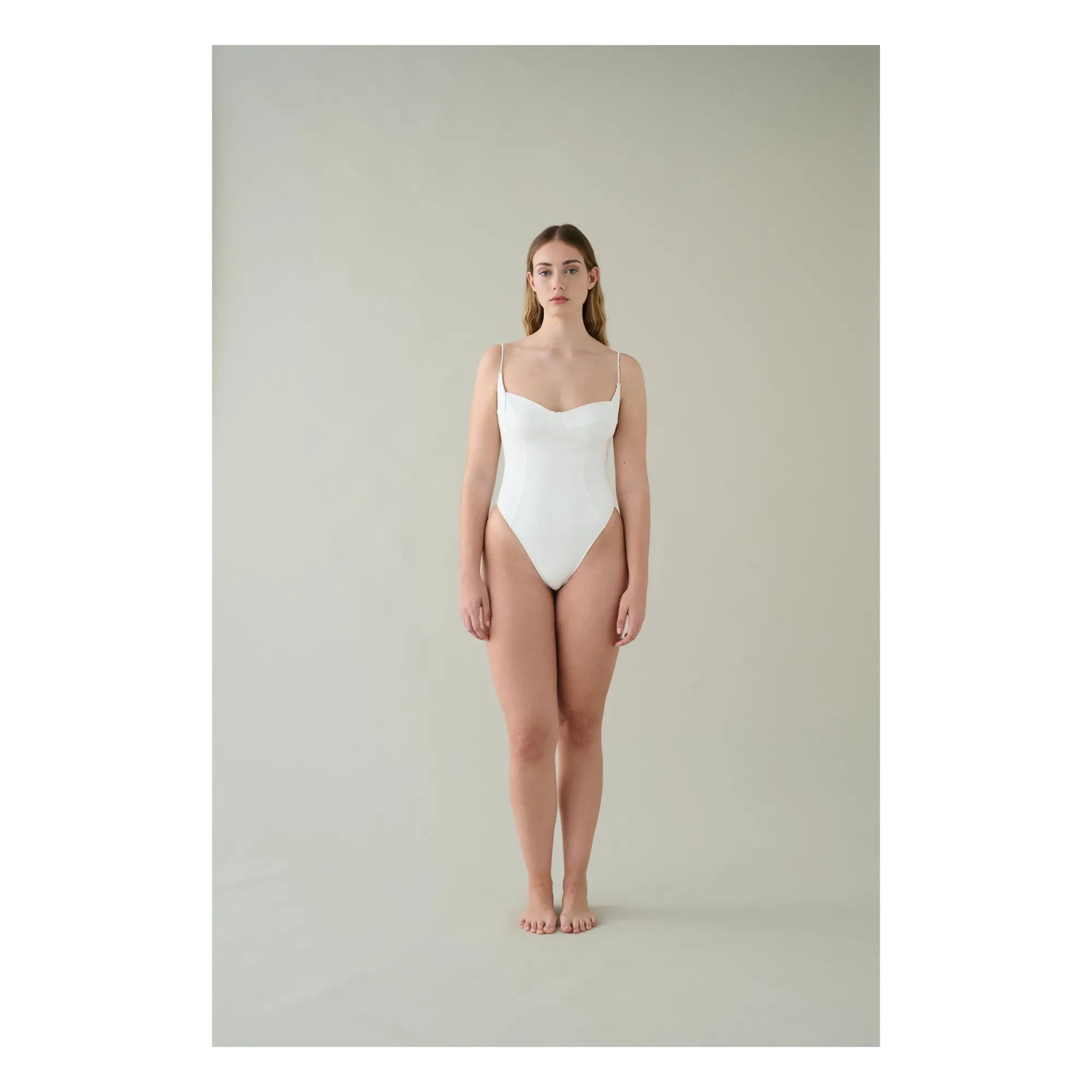 Belamer - Nina Einteiliger Badeanzug | Creme