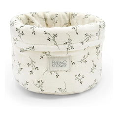 Babyshower - Oliver Bloom Aufbewahrungskorb | Ecru