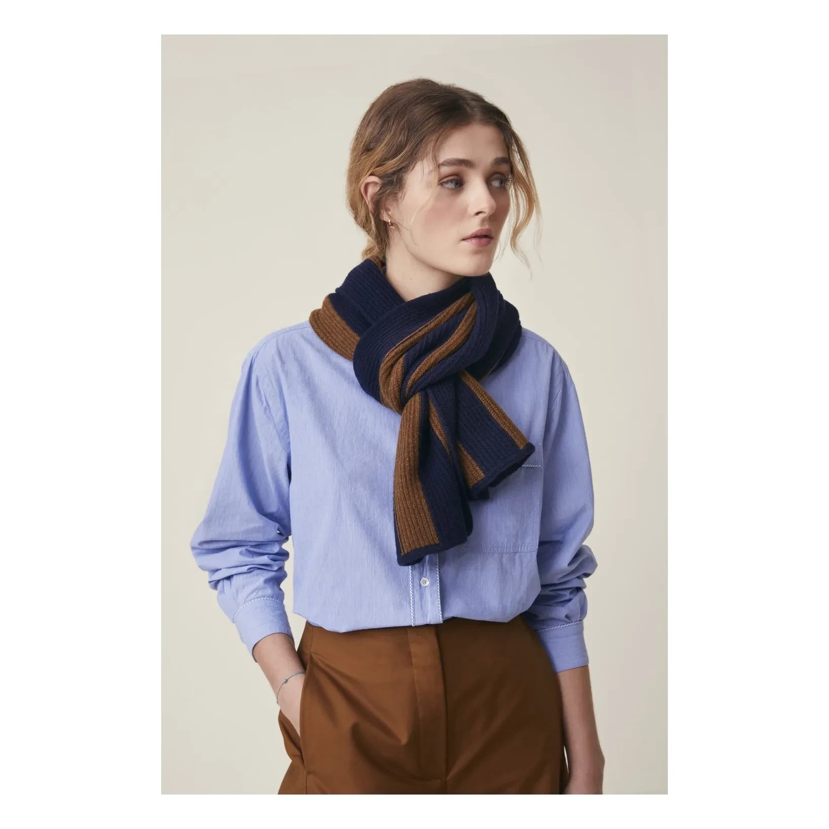 Moismont - Juliette Eşarp No. 225, Merinos Yünü | Kahverengi