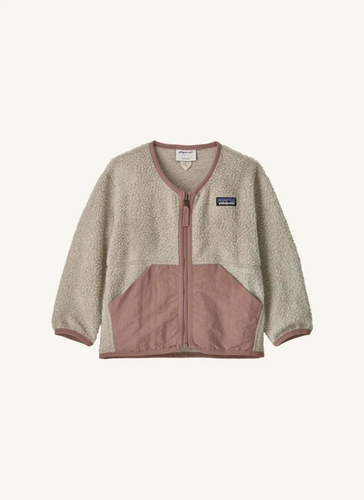 Patagonia - Shearling-Fleece-Jacke aus recyceltem Material | Mauve