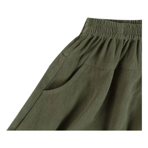 Donsje - Mazena Leinenshorts | Dunkelkhaki