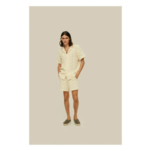 OAS – Atlas Melierte Bluse | Ecru