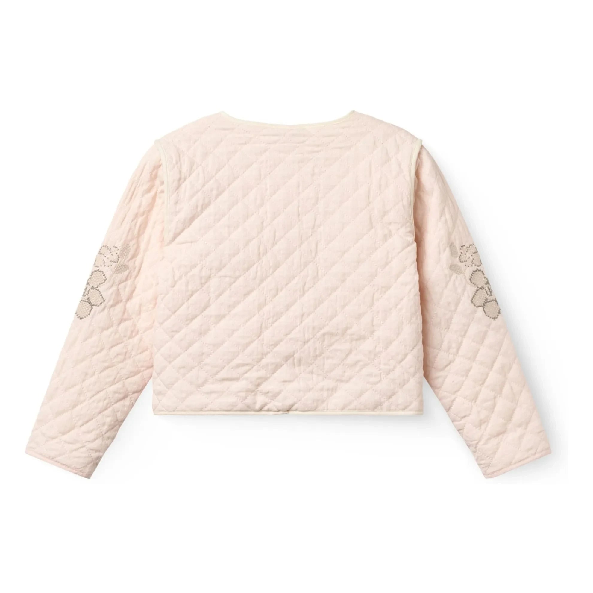 Copenhagen Colors - Steppjacke aus Bio-Baumwolle mit Stickerei | Lychee Pink