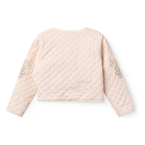 Copenhagen Colors - Steppjacke aus Bio-Baumwolle mit Stickerei | Lychee Pink