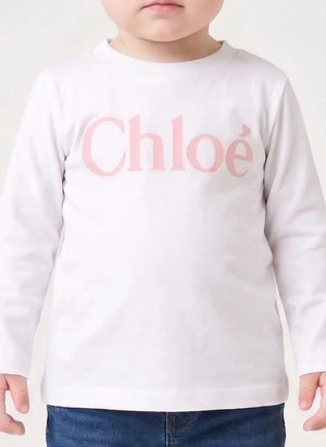 Chloé - Langarm-T-Shirt Chloé Bio-Baumwolle | Weiß