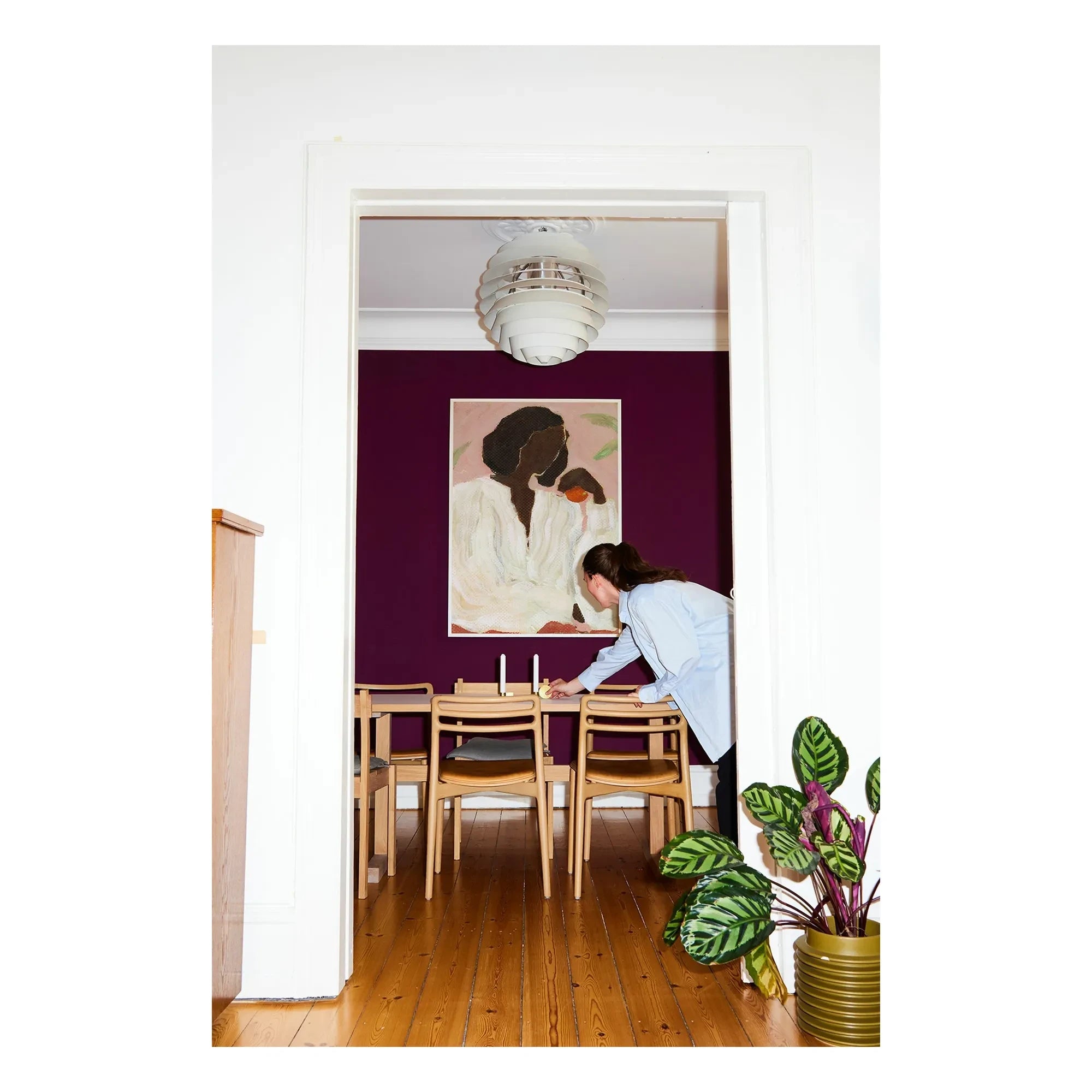 Paper Collective - Pink Garden Poster von Sacrée Frangine