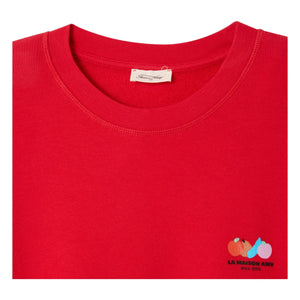 American Vintage - Atubay Baumwoll-Sweatshirt | Tomatenrot
