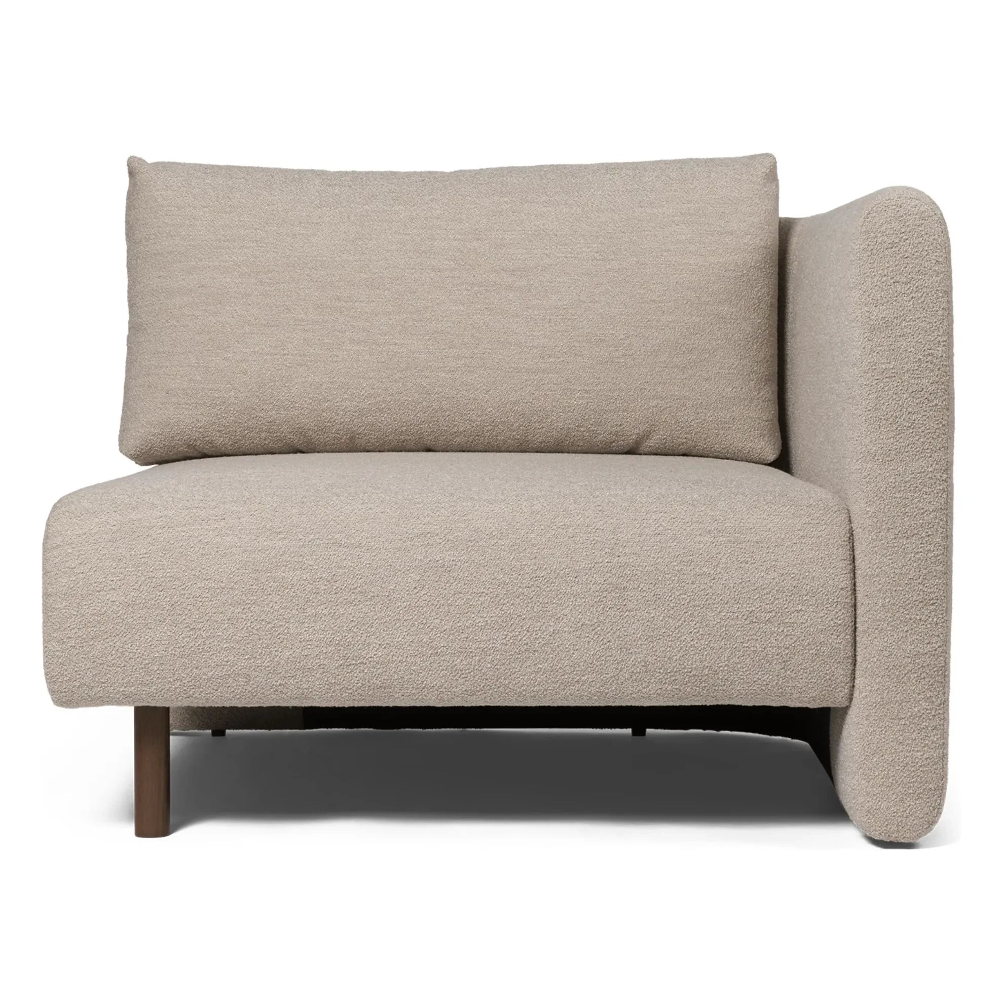 Ferm Living - Dase Bouclé Sofa rechtes Modul | Beige