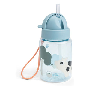 Done by deer - Tiny Farm Trinkflasche - 280 ml | Hellblau