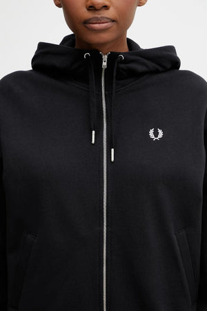 Fred Perry Kadın Pamuklu Fermuarlı Sweatshirt