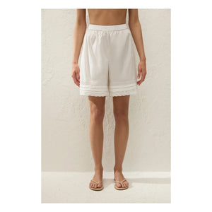 Faithfull the Brand - Filomena Baumwollshorts | Weiß