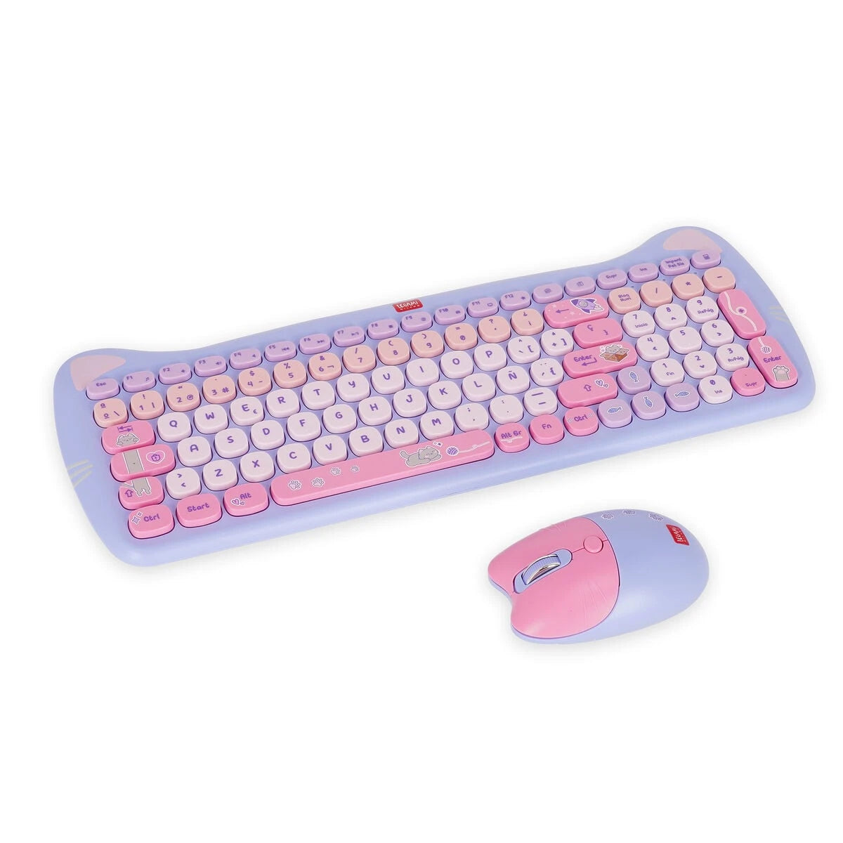 Legami - Kabelloses Maus- und Tastatur-Set - Meow