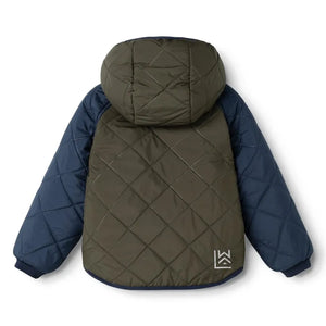Liewood - Jackson Wendbare Sherpa-Jacke aus recycelten Fasern | Khaki