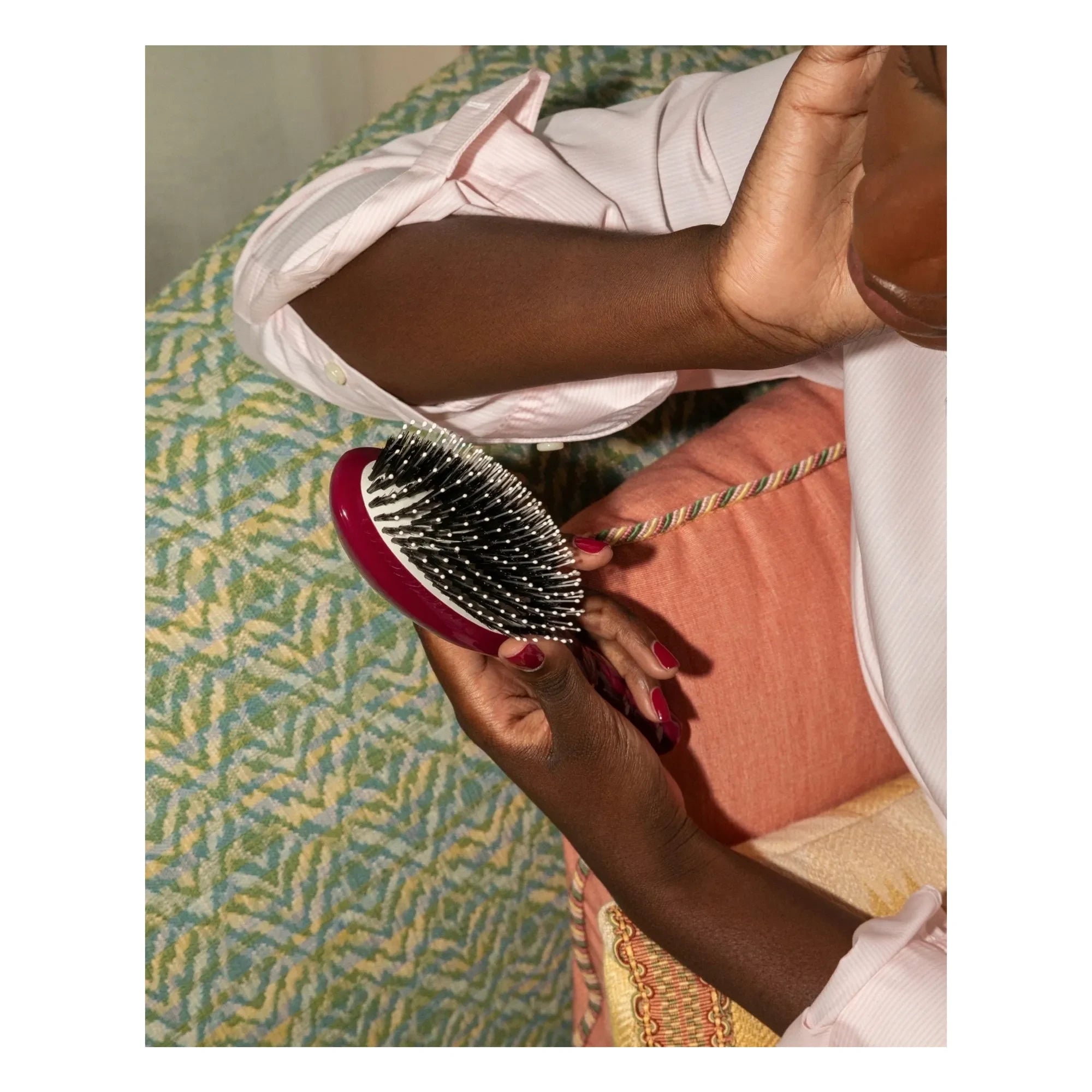 La Bonne Brosse - Brosse L'Indispensable Douceur N°3 - Empfindliche Kopfhaut | Kirschrot