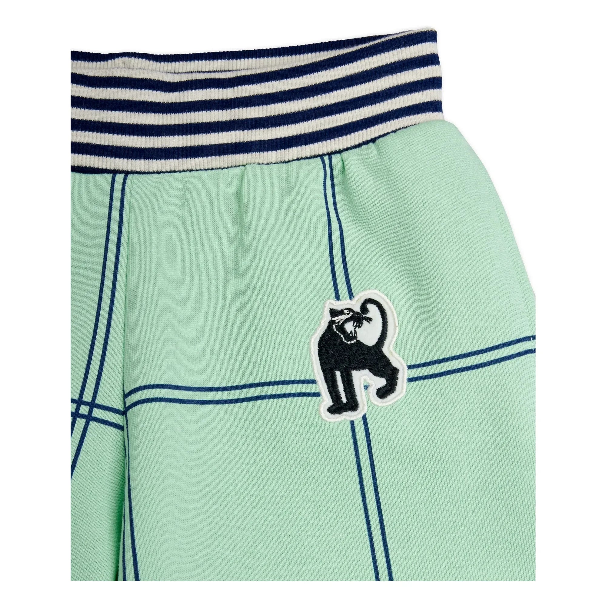 Mini Rodini - Karierte Shorts aus Bio-Baumwolle | Grün
