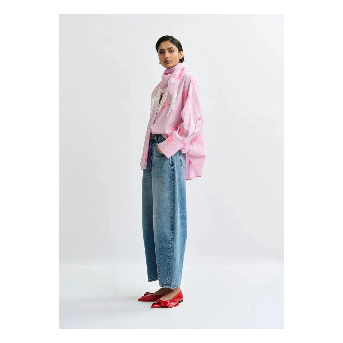 Essentiel Antwerp – Besticktes Hemd Jalinki | Rosa