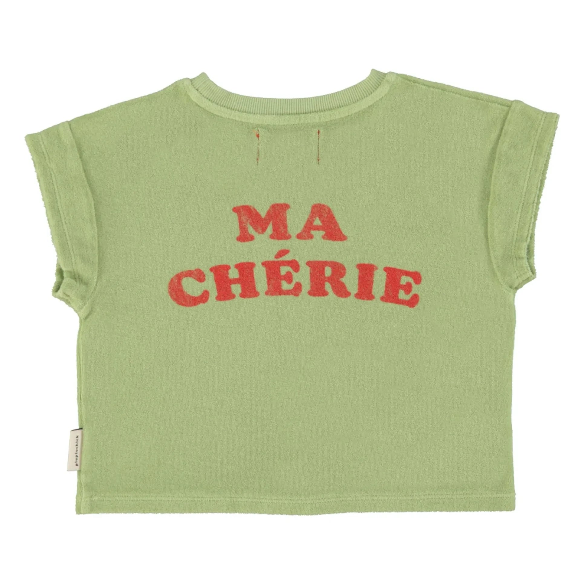 Piupiuchick - Ma Chérie Bio-Baumwoll-Sponge-Shirt | Olive