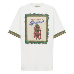 Alémais - Katerina Chilli Bio-Baumwoll-T-Shirt | Creme