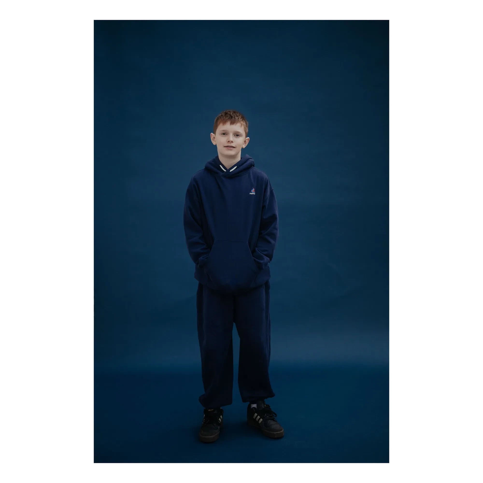 Repose AMS – Sweatshirt aus Bio-Baumwolle | Marineblau