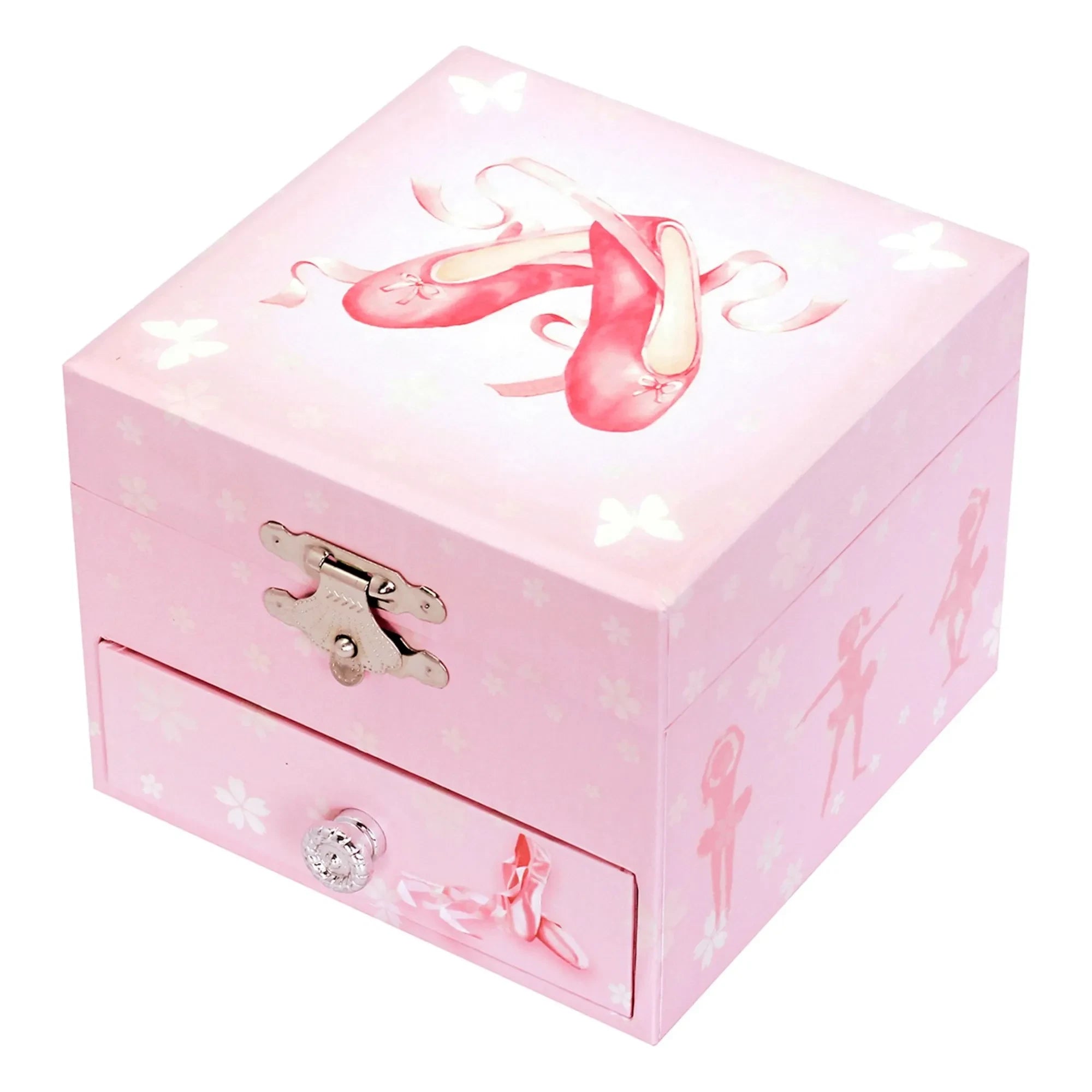 Trousselier - Spieluhr mit phosphoreszierender Ballerina | Rosa