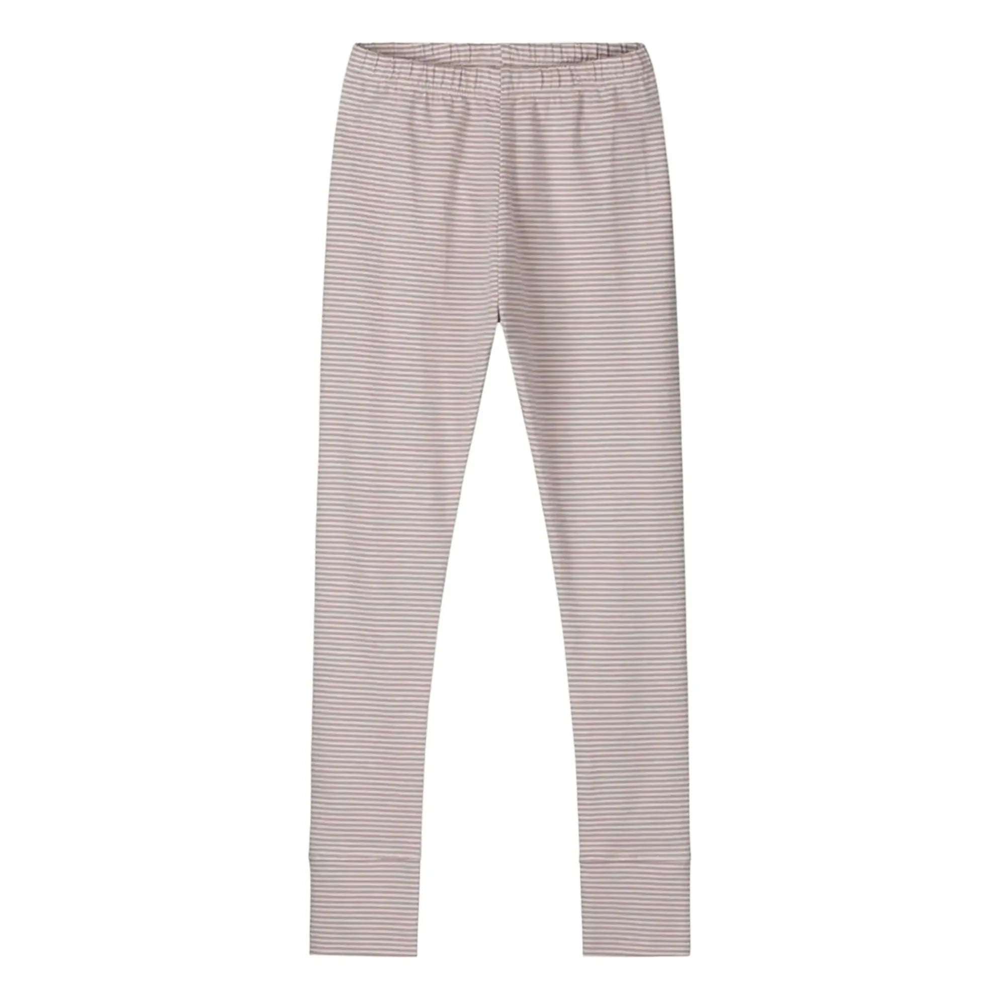 Gray Label - Gestreifte Leggings Mini Bio-Baumwolle | Flieder